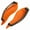 Orange, variant on Motorcycle ABS Side Wings Air Deflectors For Harley Touring Electra Glide Street Glide Ultra Limited 2014-2020