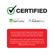Dual DCA73W 7 Wireless CarPlay Android Auto Double DIN | Backup Cam Input
