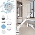 thumbnail image 4 of Electric Scrubber Brush with 6 Attachments, IPX7 Waterproof USB Rechargeable for Bathroom Kitchen Tile Floor Cleaning, 4 of 8