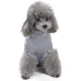 thumbnail image 4 of Pull pour Animaux, Chandails en Molleton pour Chiens, Pull à Col Roulé en Tricot pour Chiens (Gris L), 4 of 5