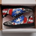 thumbnail image 3 of Puerto Rico American Flag Shoes for Men Women Running Shoes Lightweight Walking Sneakers Mesh Athletic Sport Shoes Black Size 6, 3 of 5