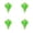 Green, variant on Gytml Bottle Transfer Connector Funnel 4 Pack Universal Funnel Adapter Household Liquid Pouring Tool For Bottle Container Transfer(White-4PCS)