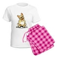 thumbnail image 5 of CafePress - Fawn French Bulldog Women's Light Pajamas - Women's Short Sleeve Print T-Shirt and Pants Light Cotton Pajama Set, 5 of 7
