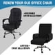 thumbnail image 3 of Wosthever Funda de poliéster para sillón con reposabrazos, protector de asiento de cojín de sofá antiguo impermeable con reposabrazos Conjuntos de muebles de sala de estar azul oscuro, 3 of 6