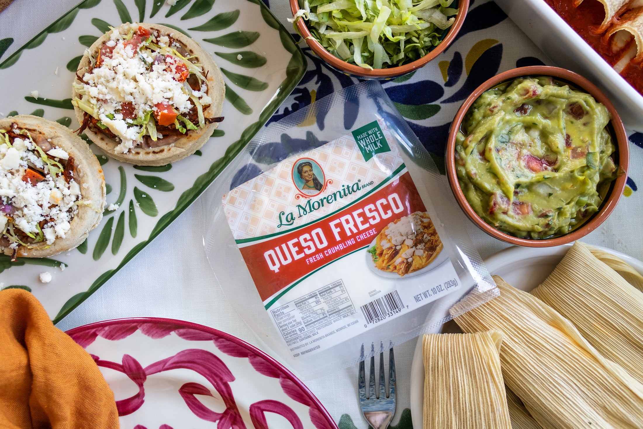 La Morenita Queso Fresco Fresh Crumbling Cheese, 10 oz