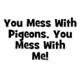 thumbnail image 2 of CafePress - You Mess With Pigeons, You Me Tote Bag - Unisex Canvas Tote Bag, Beige, 1-Piece, 2 of 6