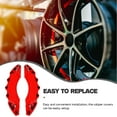 thumbnail image 6 of Brake Caliper Cover Auto Accessories Decorate Car Red High Temperature Abs, 6 of 6