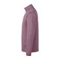 thumbnail image 6 of CORE365 CE73 Men's Venture Heathered Stripe Quarter-Zip Pullover-BURGUNDY/ WHITE-5XL, 6 of 6