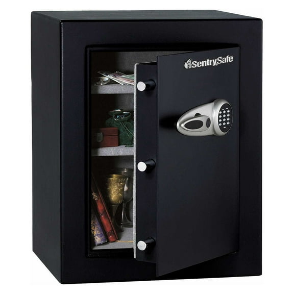 SentrySafe Security Safe, Electronic Lock, 21-11/16"W x 19-13/16"D x 27-11/16"H, Black