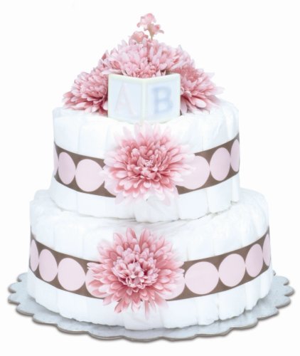 2 tier diaper cake