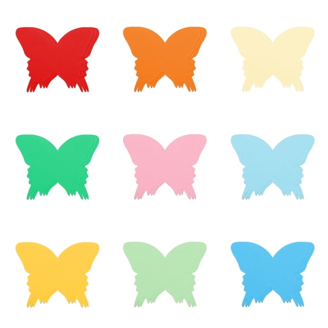 27 Paquete de Recortes de Mariposa para Decoraciones de Profesores Manualidades de Bricolaje