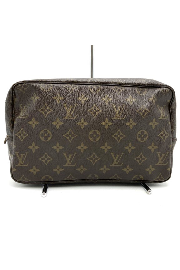 Pre-Owned LOUIS VUITTON M47522 Trousses Toilette 28 Pouch Clutch Bag Monogram Brown Women's