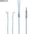 thumbnail image 2 of HIFIHEAR MMCX/2Pin/QDC 16 Core Braided Silver Plated Earphone Balanced Cable, 2 of 8