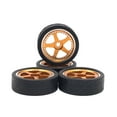 thumbnail image 1 of Neumático de deriva llanta de Metal Vogacara 4 pack/lote 27mm para 1/28 Wltoys K969 K979 K989 piezas de repuesto de coche teledirigido, 1 of 6