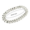 thumbnail image 2 of Cool Hop Jewelry Silver Necklace for Men Women - 80s 90s Rapper Punk Style Statement Accessory - Prop for Parties, 2 of 4