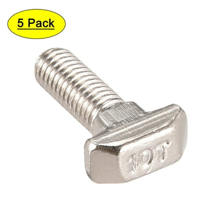 

M8 Thread 25mm T Bolt 45 Series Carbon Steel 5 Pack