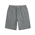 thumbnail image 3 of yillto Mens Shorts Trousers High Elastic Waist Casual Dressy Pant Business Work 7 Inch Summer Shorts, 3 of 6