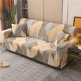 thumbnail image 2 of Dowbom Sofa Slipcover for 1 2 3 4 Seater,Stretch Sofa Cover with 2 Pillowcase Furniture Protector Washable Non-slip Printed Couch Cover for Living Room bedroom-XL(235-300cm)-B, 2 of 8