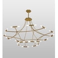 thumbnail image 2 of Meyda Tiffany 147882 Ison 36 Light 87" Wide Ring Chandelier - Brass, 2 of 6