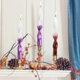 thumbnail image 5 of FCMSHAMD 8.8 inch Purple Candles Sticks -Dripless Taper(2 Pack), 5 of 6