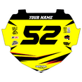 thumbnail image 5 of Kalair GFX Custom BMX Box Two Number Plate Decals - Personalize Your Racing Graphics with Your Name & Number, Multicolored Outstanding Designs, Fits Box Two Plates, Junior and Senior Sizes., 5 of 8