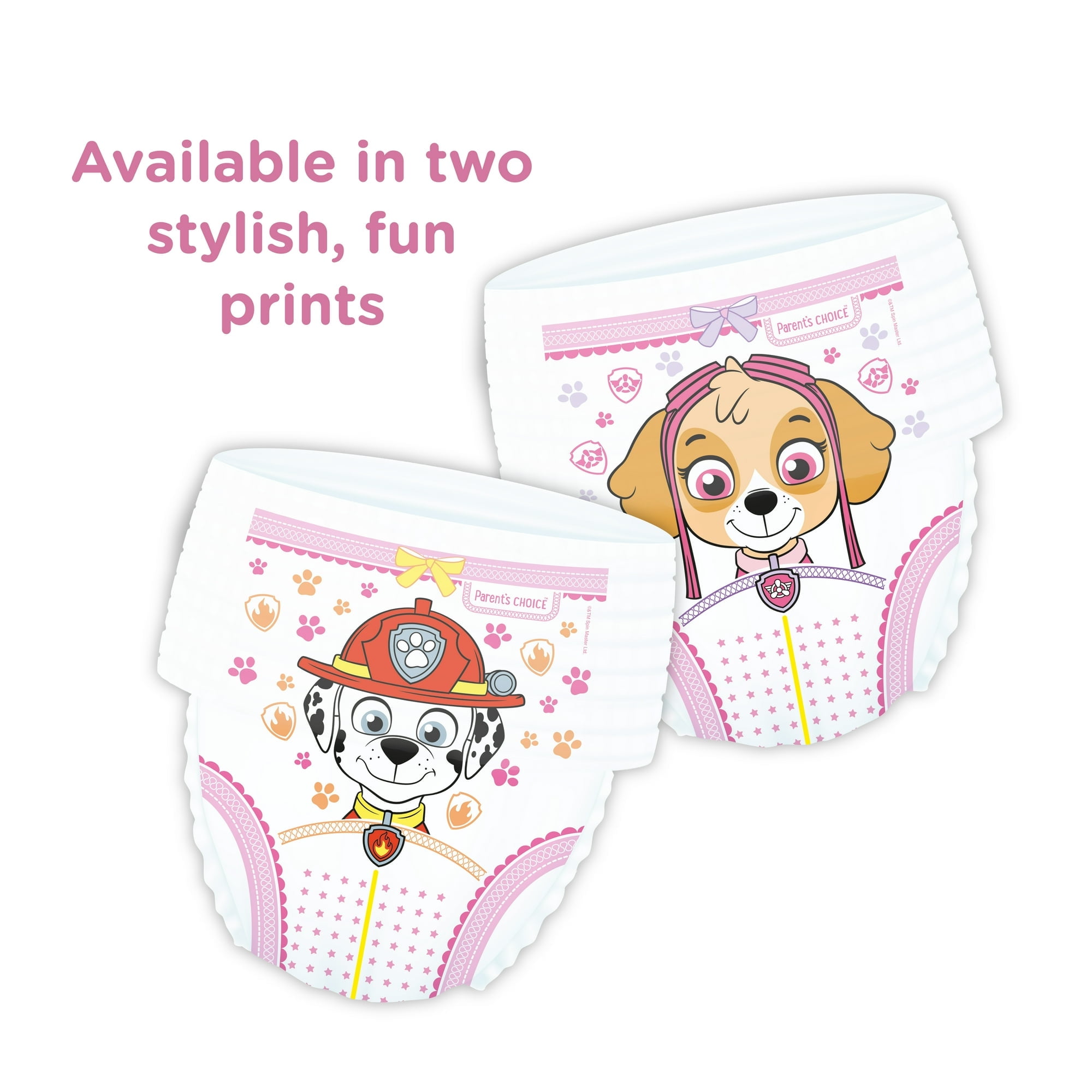 Paw Patrol Training Pants for Girls, 2T/3T, 48 Count (Select for More Options)