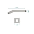 thumbnail image 4 of Logmey 6 13/16-Inch Brushed Nickel Curved Bathroom Shower Arm Extender, 4 of 6