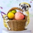 thumbnail image 2 of Cute Dog Storage Basket, Plant Pot, Flower Pot, Pot and Planters Patio Decor, Garden Decor, Indoor Outdoor Ornament, Dog Statue, Puppy Figurine, Gift for Dog and Animal Lovers, Housewarming Gift, 2 of 6