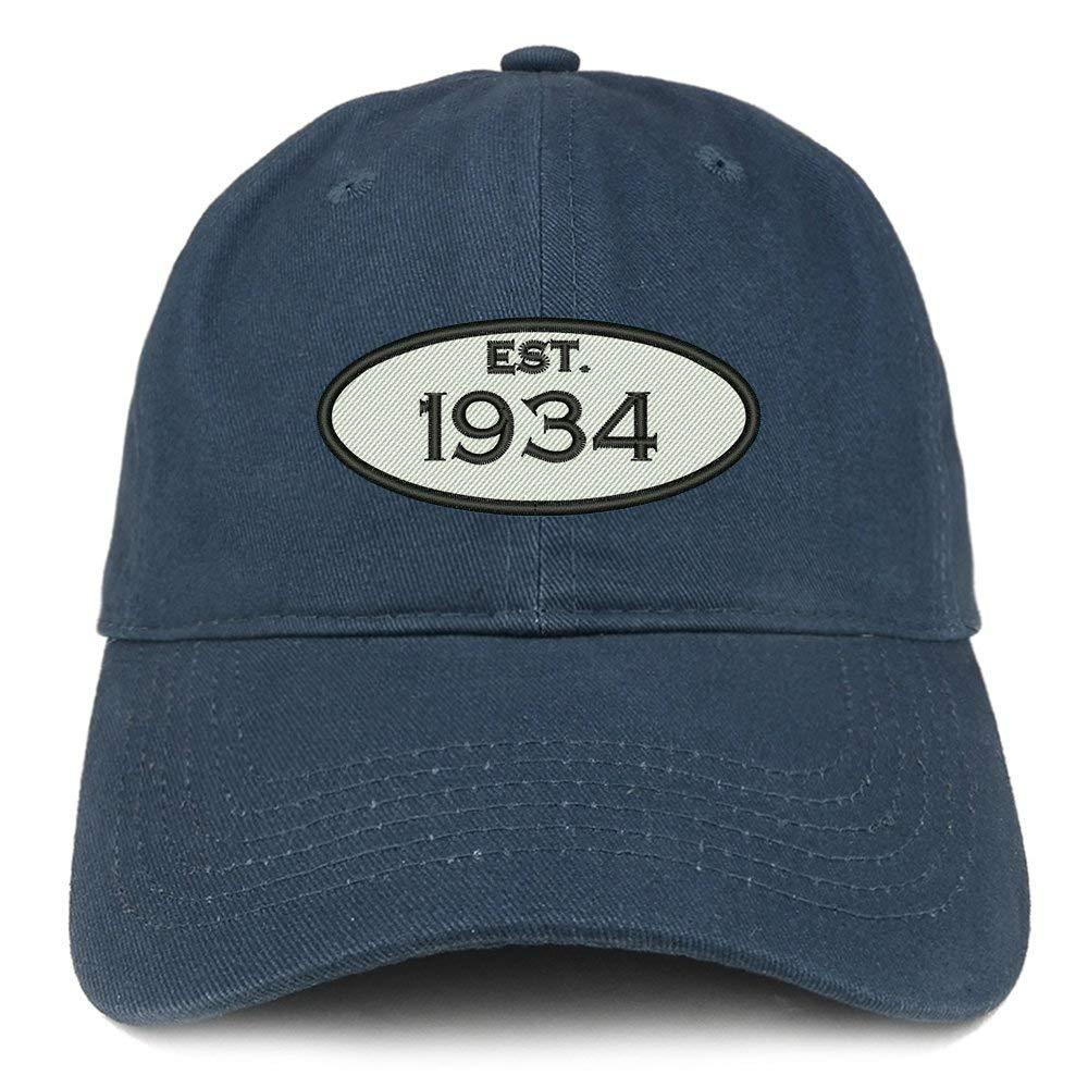 Trendy Apparel Shop Established 1934 Embroidered 84th Birthday Gift