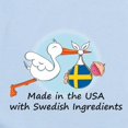 thumbnail image 2 of CafePress - Stork Baby Sweden USA Infant Bodysuit - Baby Light Bodysuit, Size Newborn - 24 Months, 2 of 4