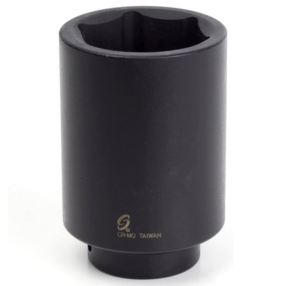 Sunex 256D Heavy Duty 0.5 Inch Drive Deep Impact Wrench Socket Tool, 1-3/4 Inch