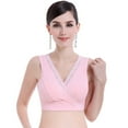 thumbnail image 3 of Maternity Women Vest Type Maternity Bra Lactation Sleep Bra Without Underwire Without Pads, 3 of 6