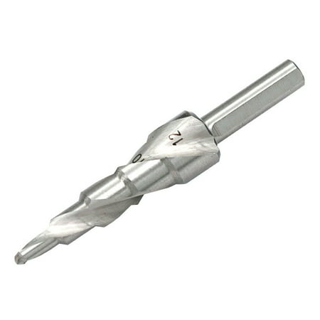 

4-12/4-20Mm Spiral Flute Step Drill Bit Triangular Shank Step Taper Drill Bit