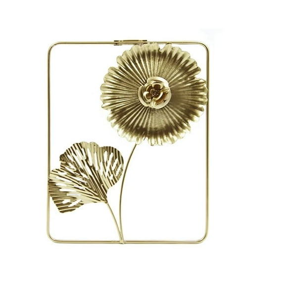 ERDOUY Metal Wall Art Decor for Living Room, Home Decor Living Room Wall Decor, Silhouette Wall Art(Gold)