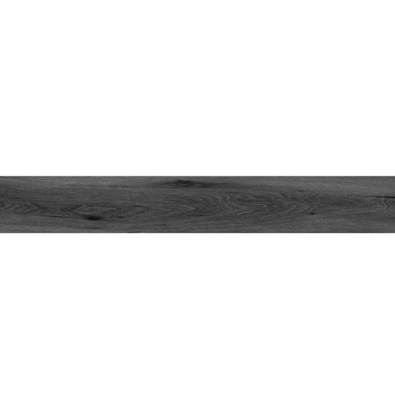 The Tile Life Arden 7" x 45" Wood Look Grafito Matte Porcelain Floor and Wall Tile Case of 5