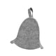 thumbnail image 3 of Gorro de sauna de fieltro con protección para la cabeza, portátil, 14 x 10 pulgadas, duradero, bonito y de buena calidad. Gris, 3 of 9