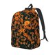 thumbnail image 1 of Disketp Daisies print Canvas Backpack Lightweight Travel Daypack Student Rucksack Laptop Backpack-Medium, 1 of 5