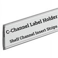 thumbnail image 2 of Stick on C Channel Insert Strip, 48" L Adhesive Wood Metal & Plastic Shelf UPC Label Holder, 20 Pack, 2 of 4