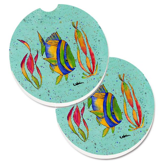 Ensemble de Sous-Verres de Voiture avec 2 Porte-Gobelets