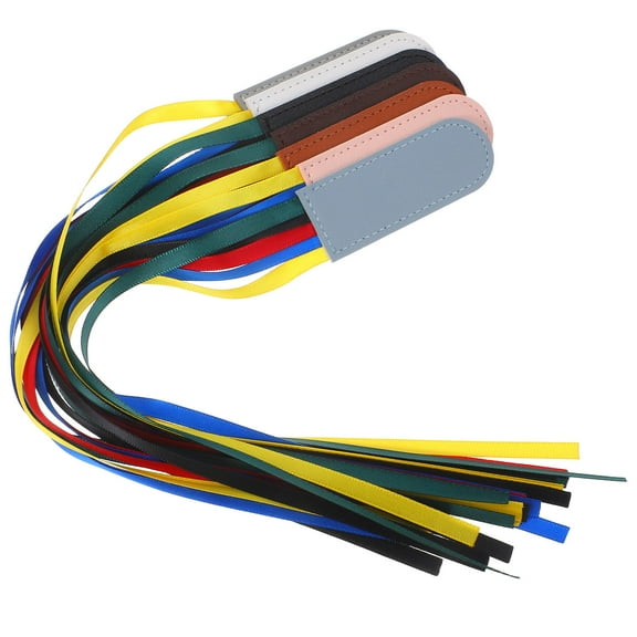 FRCOLOR 7pcs Bible Ribbon Bookmarks Ribbons Bookmark String Bible Book Markers Bible Readers Bookmarks Pu Bookmarks Ribbons Bookmarks