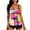 Hot Pink, variant on Alkepwun Tankini Swimsuits for Women 2025 Two Piece Bathing Suits Tummy Control Swimwear Flowy Boho Floral Swim Tank Top with Boyshorts