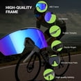 thumbnail image 3 of Bluetooth Smart Sunglasses, Polarized Open-Back Earphones, Suitable for Outdoor Sports, Cycling, Music, and Calls, Blue, 3 of 7