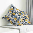 thumbnail image 4 of Throw Pillow Covers 26x26 Inch, Lemon Summer Decorative Pillow Cases for Couch Sofa Bed, Spring Pastoral Watercolor Fruit Leaf Cotton Linen Square Home Decor Pillowcases with Hidden Zipper, 4 of 7