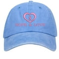 thumbnail image 2 of MSJUHEG Trucker Hat,Golf Hat,Hats for Men,Running Hat,Baseball Cap,Breast Cancer Hats for Embroidered Adjustable Breast Cancer Awareness Hat Breast Cancer Blue One Size, 2 of 4
