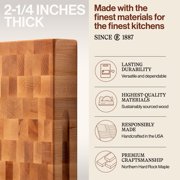 John Boos Rectangle Maple Cutting Board with Grips