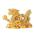 thumbnail image 1 of EZLIFE El adorno del dragón del Año Nuevo Lunar 2024 se convierte en una rica estatua dorada del dragón V3Z2 ξф с◆ W0J1, 1 of 7