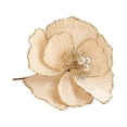 thumbnail image 3 of Colgante Navideño Elegante Flor Adorno Decorativo Navidad PVC Sofisticado Apropiado para Sesiones Fotográficas Decoración en Celebraciones 15 cm, 3 of 8