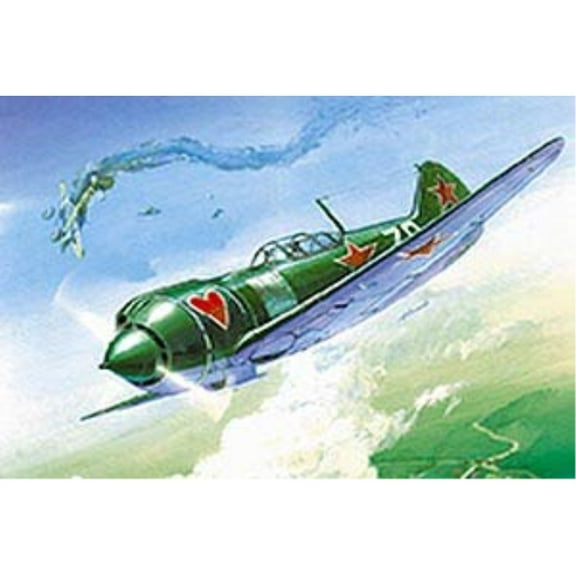 Zvezda 7203 Lavochkin La-5FN Soviet Fighter - Plastic Model Kit Scale 1/72 42 Details Lenght 4.25"