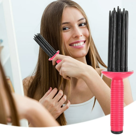 Dreparja Curly Hair Styler Tool, Air Volume Comb, Hair Styler for Curly Hair, Hair Curler, Hair Fluffy Curling Roll Comb, Curly Hair Styler Tool Hair Combs