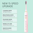 thumbnail image 5 of ZFYXGS Electric Toothbrush for Adults, 8 Brush Heads, Pink, 5 of 6